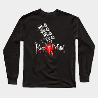 Keep it Metal-Bass Guitar Long Sleeve T-Shirt